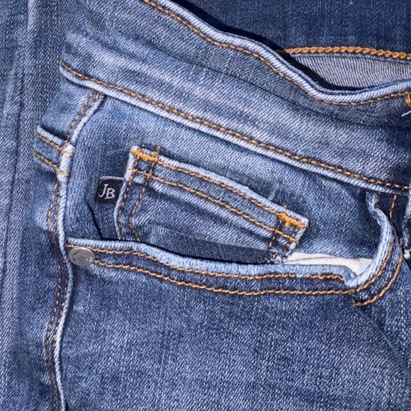Judy Blue High Waist Skinny Jeans with Side Slit Released Hem (JB-82422) Sz 9/29 - Picture 6 of 15